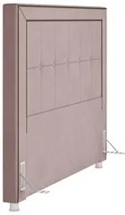 Cabeceira Cama Box Casal 140cm Paolla P02 Veludo Rosê - Mpozenato