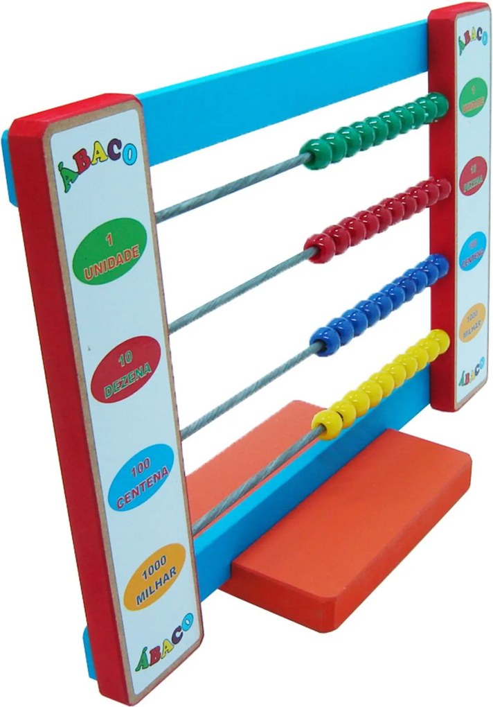 Jogo Planeta Brinquedo Ábaco Multicolorido