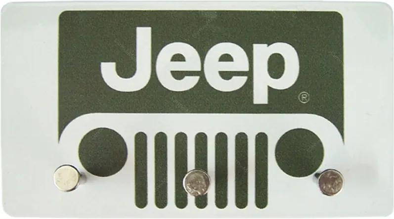 Porta Chaves de Metal Jeep Grande - 14,5x8 cm