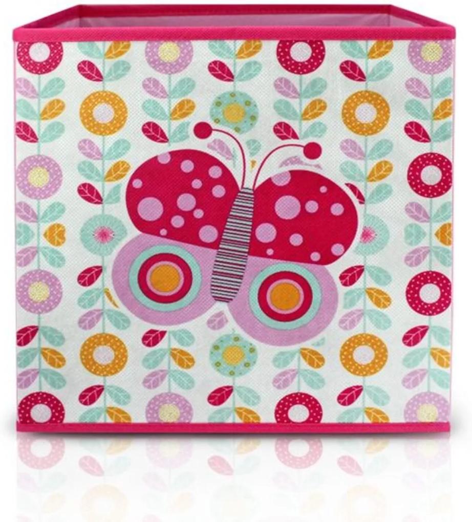 Caixa Organizadora Infantil Jacki Design Pequeninos Rosa