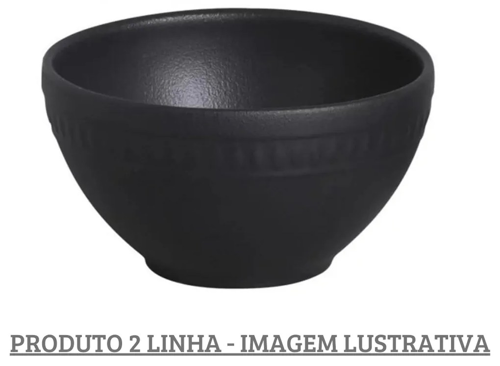 Bowl 517Ml Pietra Nera Preto Matte - Porto Brasil 2° Linha