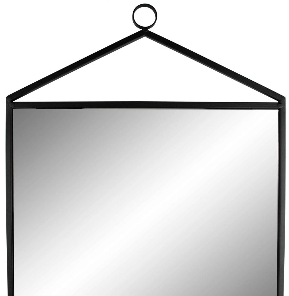 Espelho Preto em Metal Retangular 66x37 cm - D'Rossi