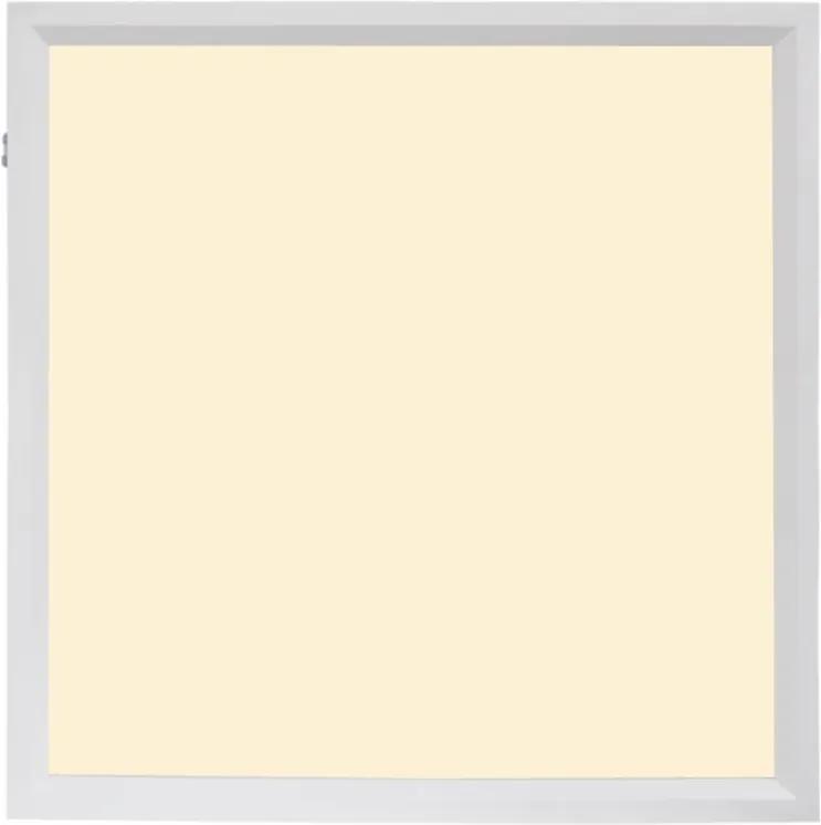 Plafon Led Embutir Quadrado 50,4w Branco Luz Amarela