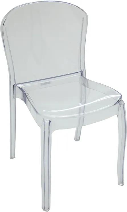 Cadeira Anna em Policarbonato Transparente Summa - Tramontina