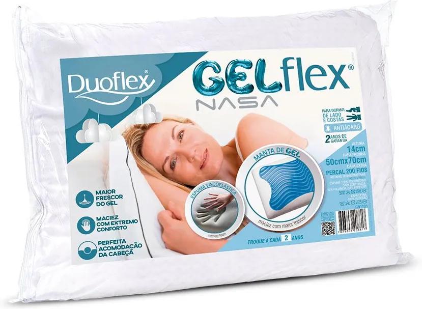Travesseiro GN1101 Gelflex NASA Duoflex