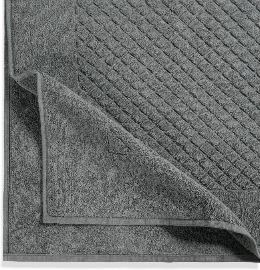 Toalha de Piso Karsten Softmax Diamond - 48 X 80 cm  - Cor: Cinza Steel - Karsten