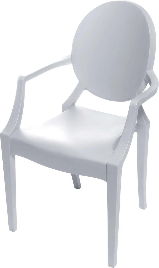 Cadeira Infantil Louis Ghost com Braço Branca