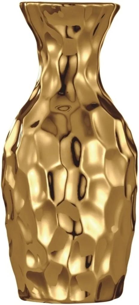 Vaso de Cerâmica Dourado Miller 5638 Mart
