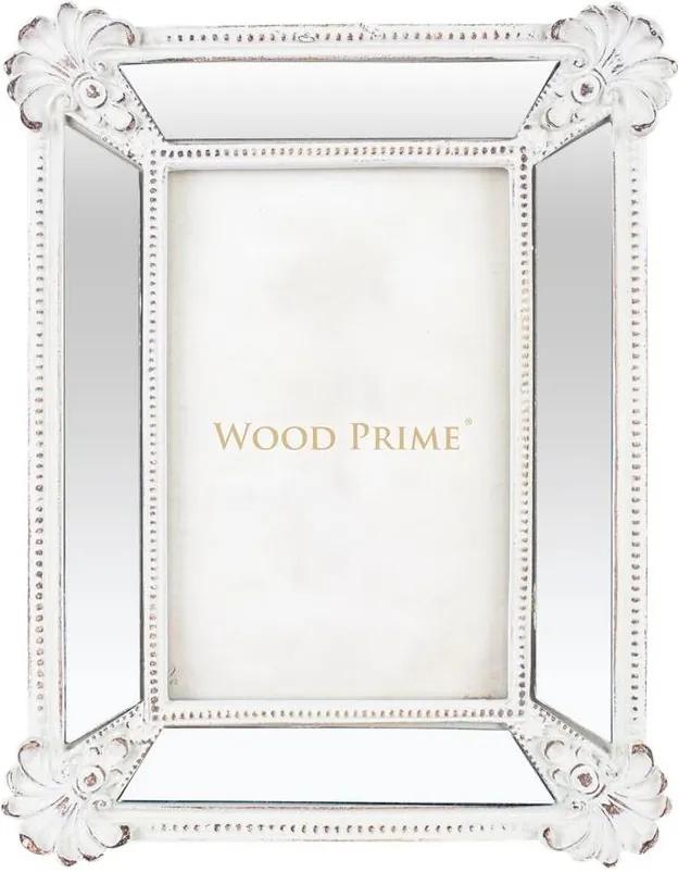 Porta-Retrato Espelhado 10x15 Branco - Wood Prime 35312