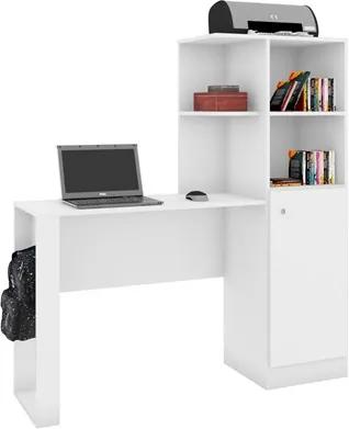 Mesa para Computador Escrivaninha Califórnia ES1300 Branco - Art in Móveis