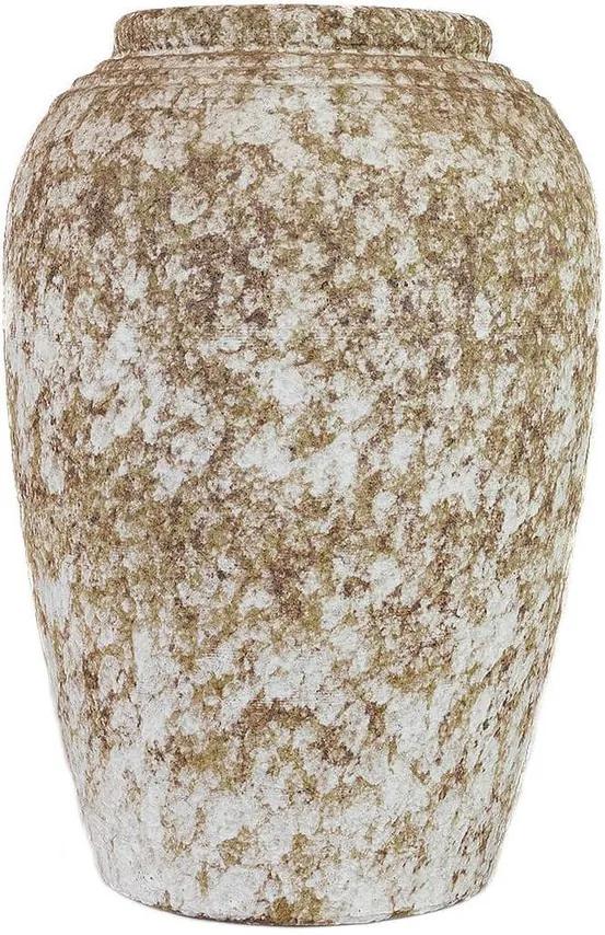 Vaso Cerâmica Importado Branco Antique Grande