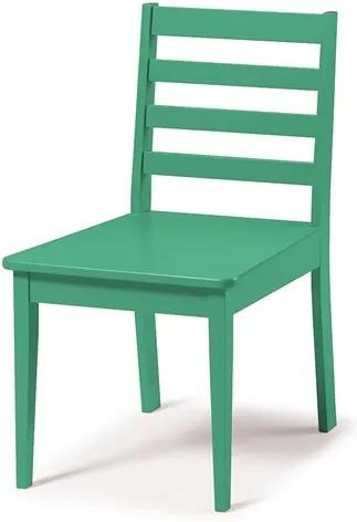 Cadeira Helena em Madeira Maciça  - Verde Anis