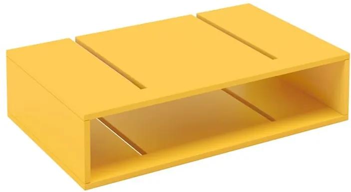Módulo P/ Encaixe Nicho Lego Retangular Amarelo