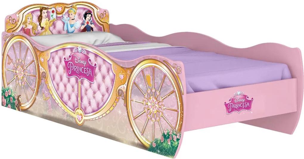 Cama Princesas Disney Star Rosa Pura Magia