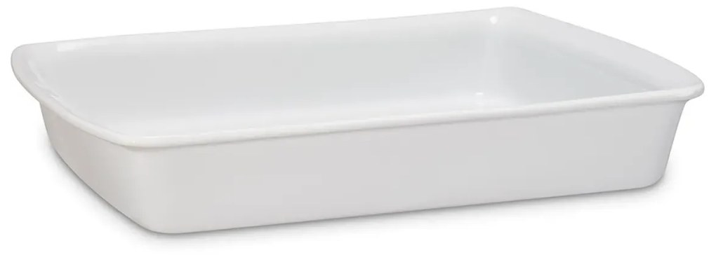 Travessa Retangular 34Cm Branco - Ceraflame