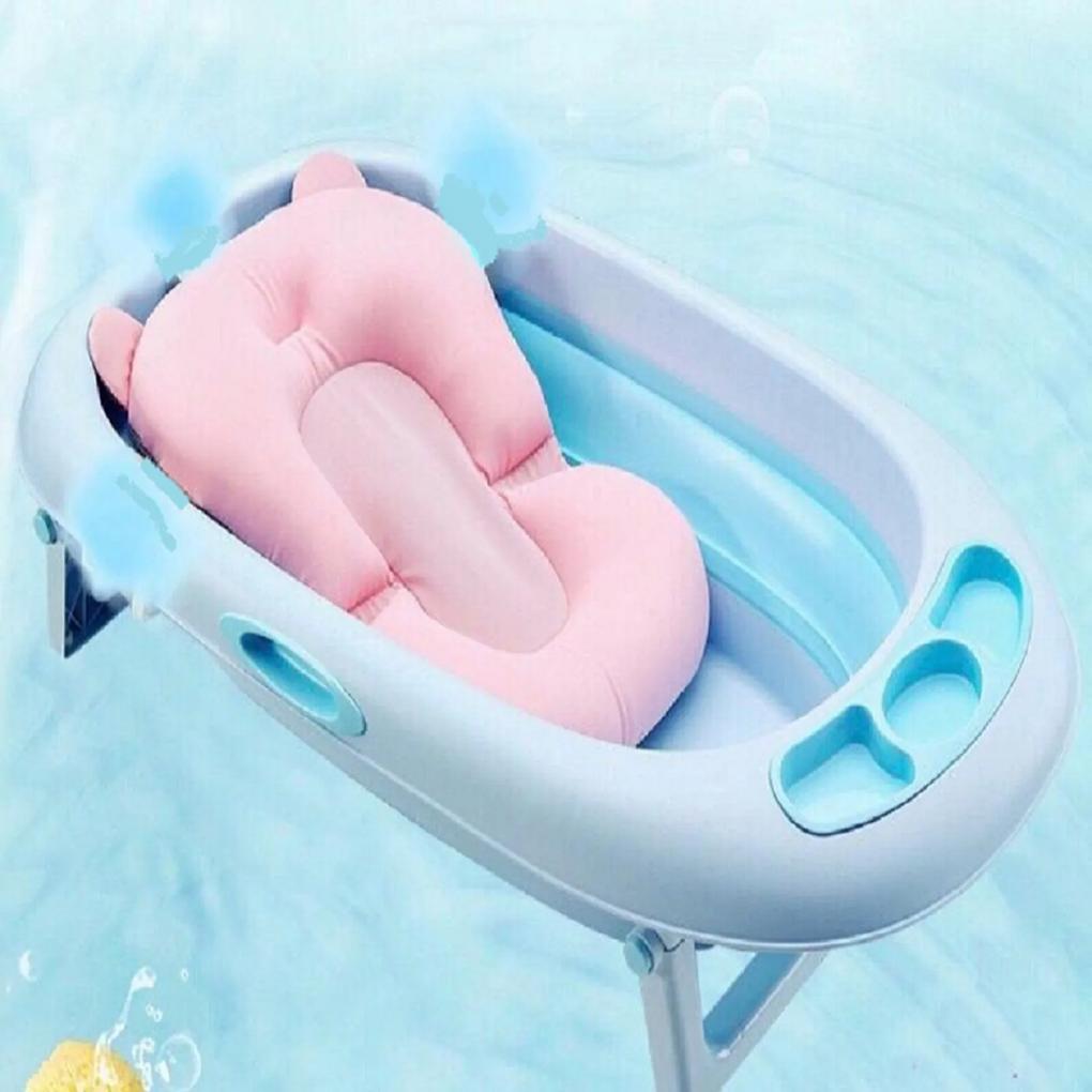 Almofada Para Banho Do Bebê Baby Rosa