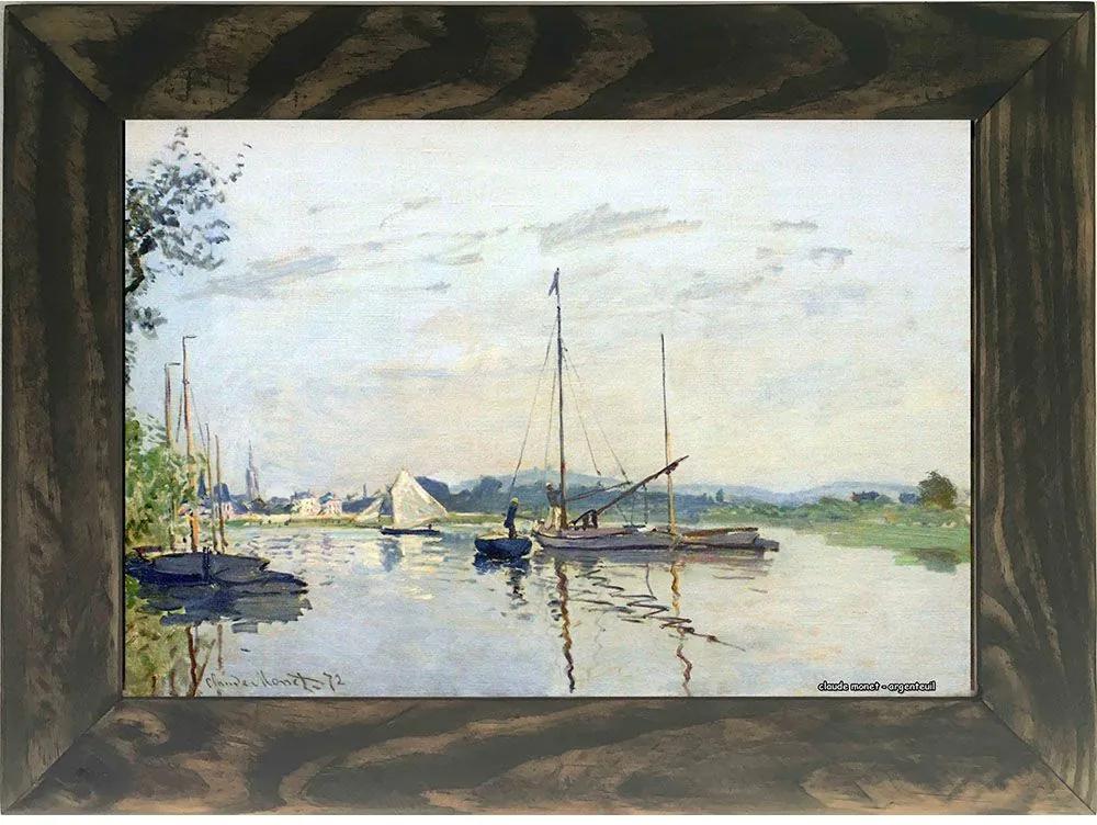 Quadro Decorativo A4 Argenteuil - Claude Monet Cosi Dimora