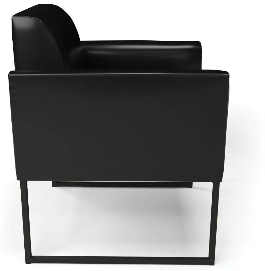 Poltrona Base Industrial Preto Marisa Corano D03 - DRossi - Preto