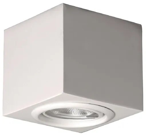 Plafon Sobrepor Orientavel Aluminio Par20 7W - BRANCO