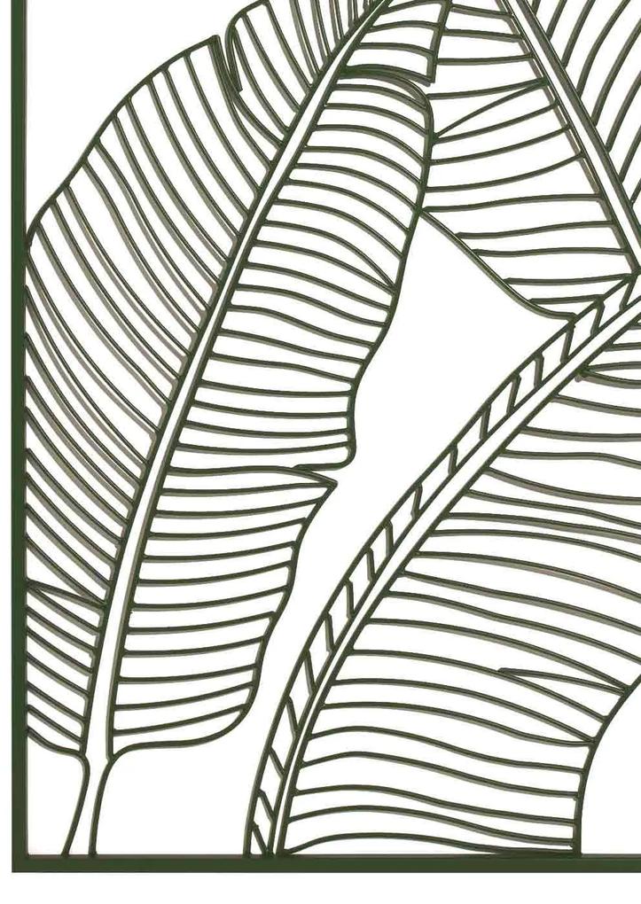 Adorno Decorativo de Parede em Metal Verde 103x59x1 cm - D'Rossi