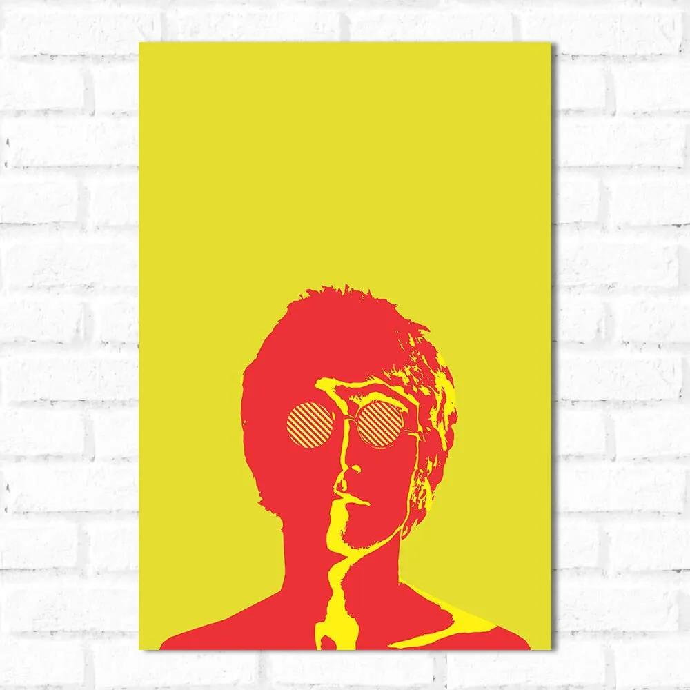 Placa Decorativa John Lennon Pop Art