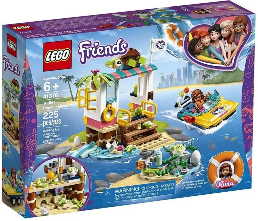 Lego Friends 41376 Missão De Resgate De Tartarugas - Lego