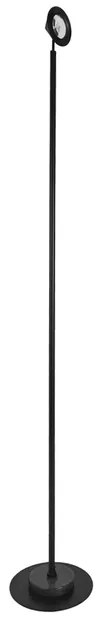 Luminaria De Piso Led Dimerizavel Metal Preto 5w 3000k Facho