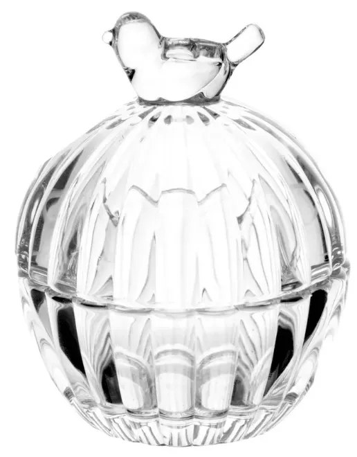 Potiche De Cristal Chumbo 9,5Cm Bird - Wolff