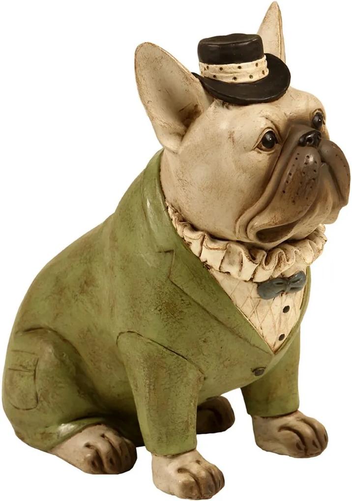 Escultura Decorativa de Resina Cachorro Pop