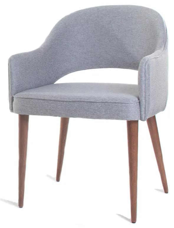 Cadeira com Braço Iris Estofada Estrutura Madeira Liptus Design Sustentável