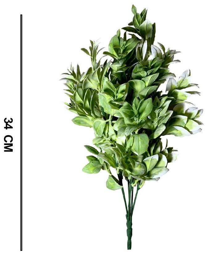 FOLHAGEM ARTIFICIAL VERDE CLARO 34CM - D