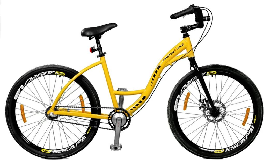 Bicicleta Master Bike aro 26 Urbis Freio Ã  Disco 3 V Nexus Amarelo