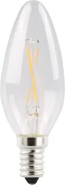 lâmpada vela lisa filamento led 2W 127V quente Stella STH6301/24EQ