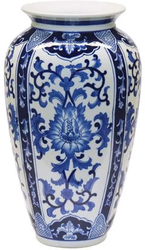 Vaso em Cerâmica Estilo Borrão 41 cm x 22 cm