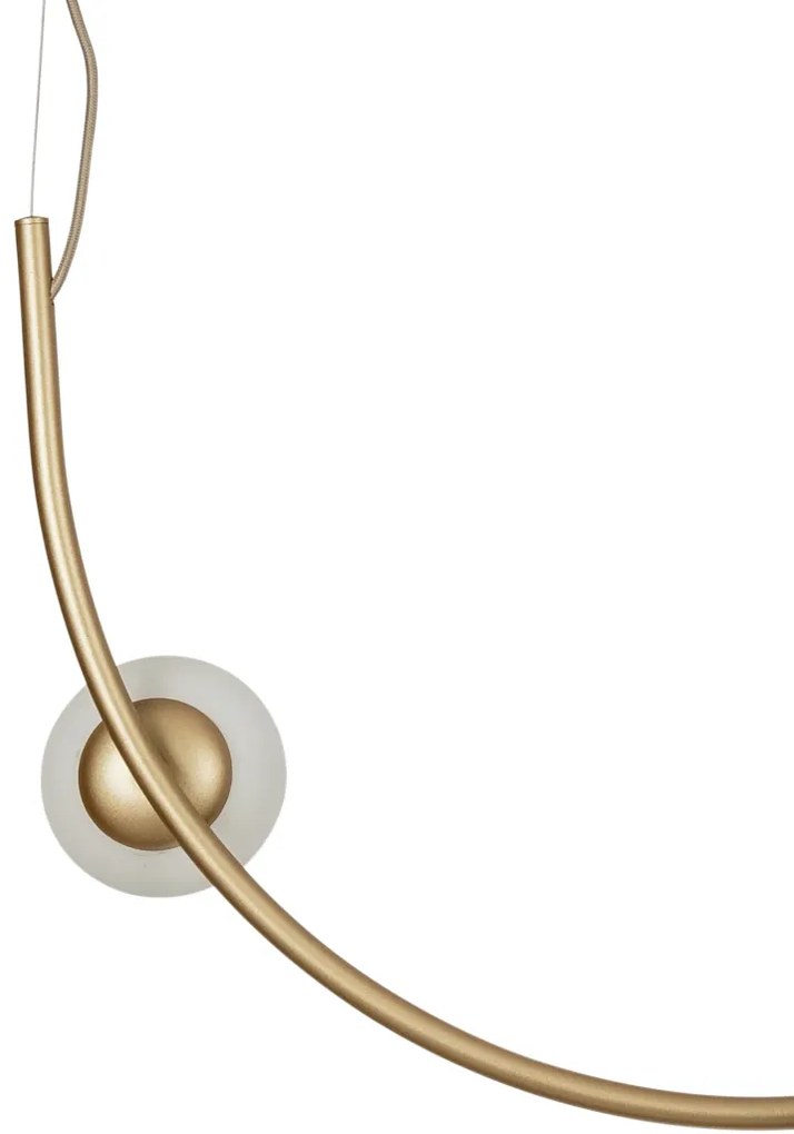 Pendente Astral 51X77,5X30Cm 6Xg9 Globo Ø12Cm - Usina 16942/6 (CB-M - Cobre Metálico, AMBAR)