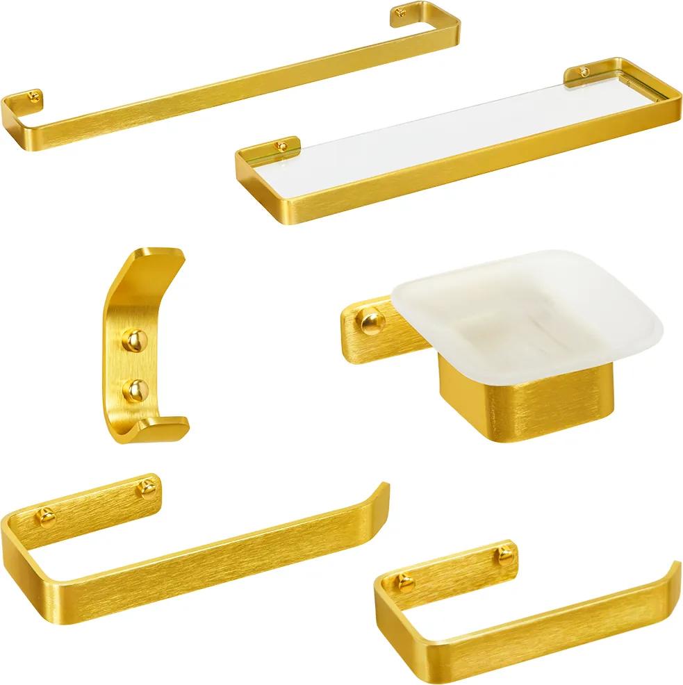 Kit de Acessórios para Banheiro (Miró Dourado)
