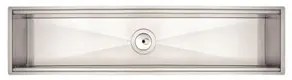 Canal Organizador em Aço Inox Tramontina para Sobrepor Scotch Brite 75x18 cm