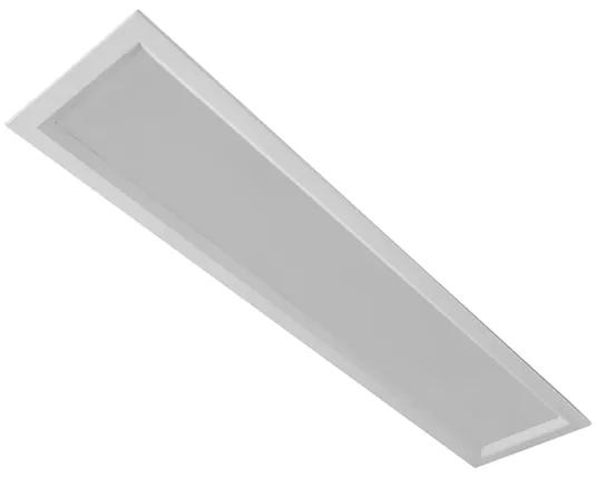 Plafon Led Embutir Aluminio Branco 27W Sevilha - LED BRANCO QUENTE (3000K)