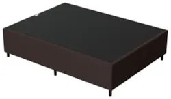 Base para Cama Box Casal 138x188cm Hit Z04 Sintético Marrom - Mpozenat