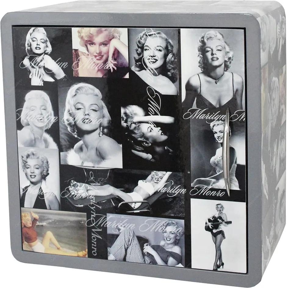 Modulo Porta Treco c/ Divisões Marilyn Fullway - Laca - 40x40 cm
