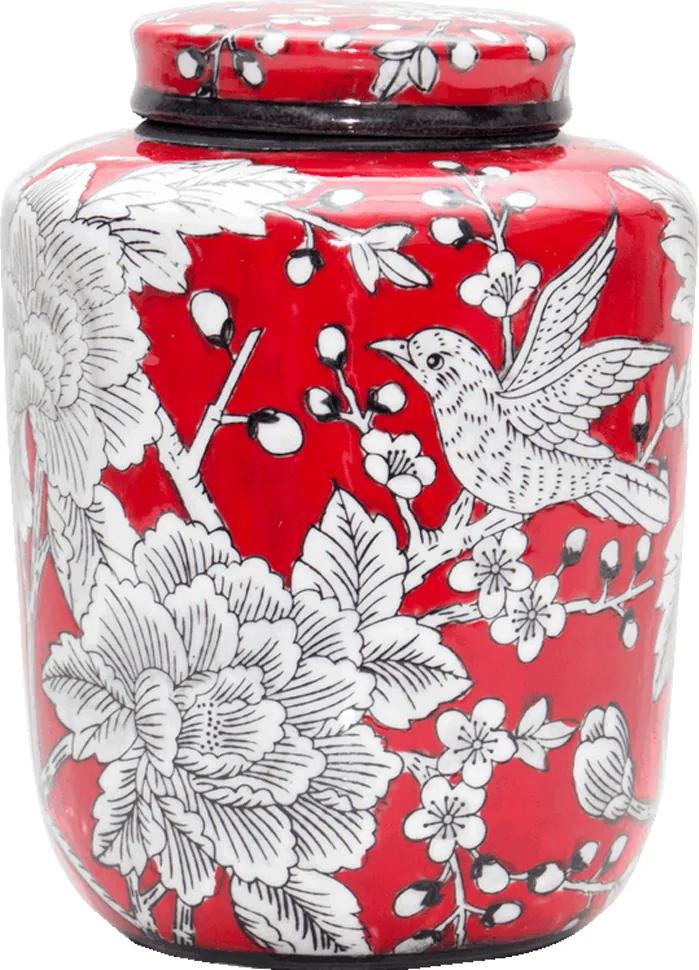 Vaso de Porcelana Hummingbird II