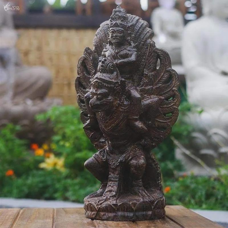 Escultura Garuda em Cimento 36cm |Bali