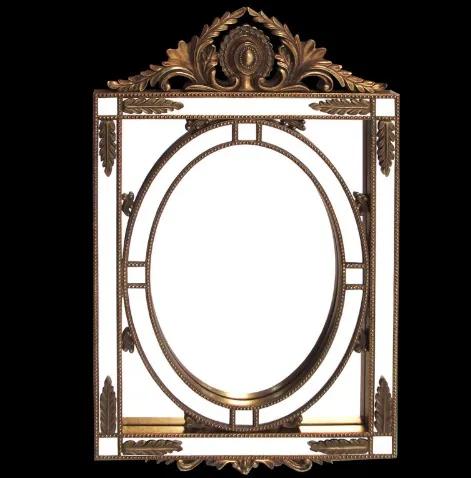 Espelho Veneziano Detalhe Bronze 170x70cm