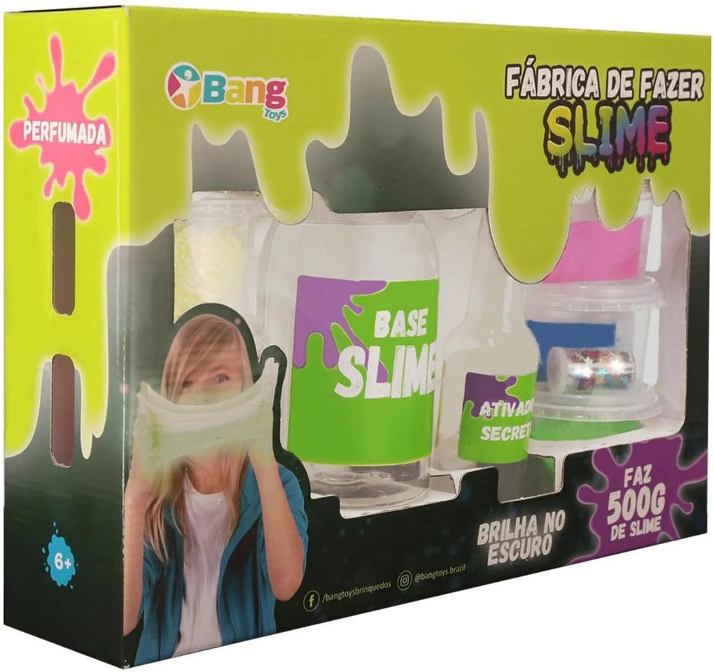 Fábrica de Clear Slimes Brilha no Escuro 500g - Bang Toys