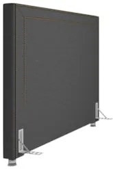Cabeceira Cama Box Casal 140cm Mali Z37 Linho Chumbo - Mpozenato