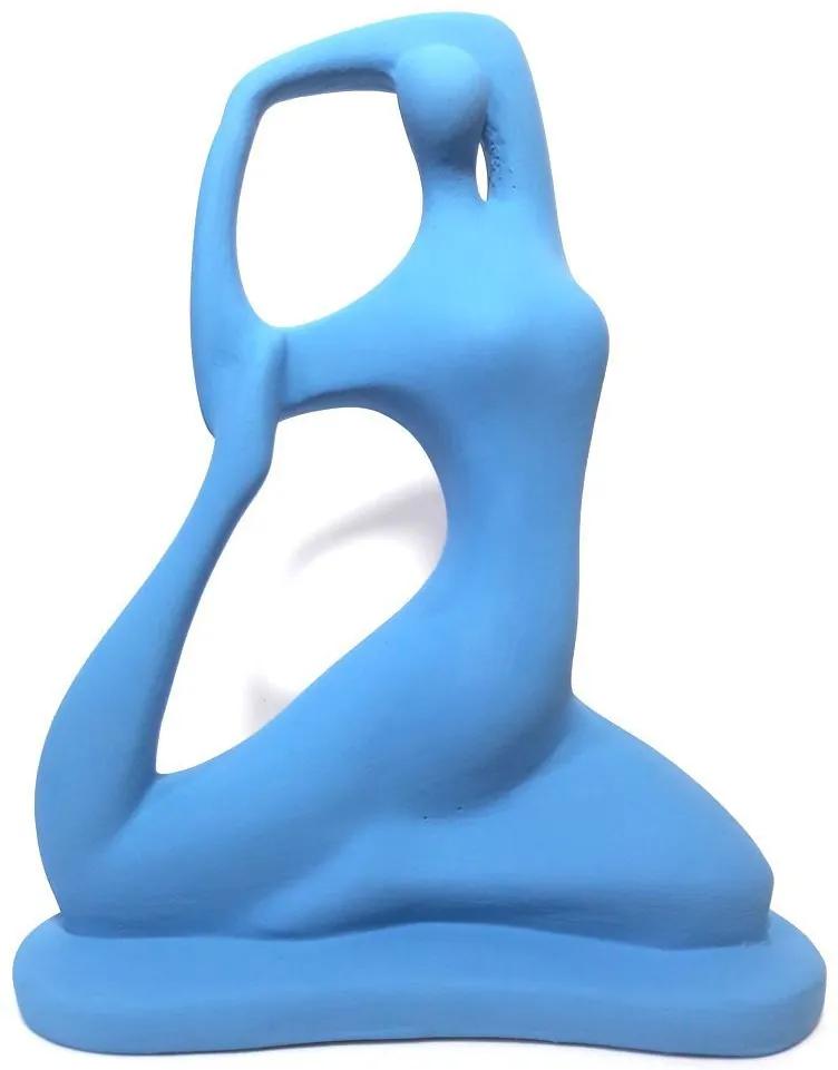 Yoga Posição do Pombo (19cm) - Rosa Chá