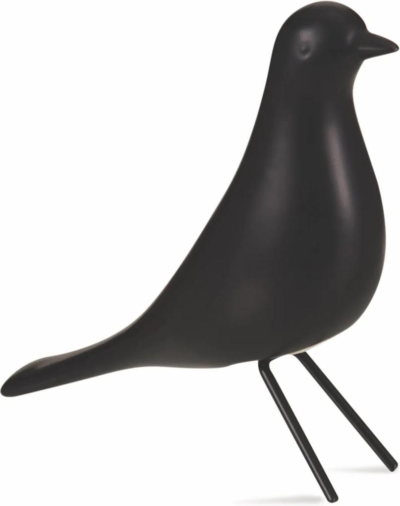 Pássaro Preto em Cerâmica