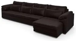 Sofá Retrátil 4 Lugares Para Sala 339cm Dijon Couro Bordô S07 - Mpozen