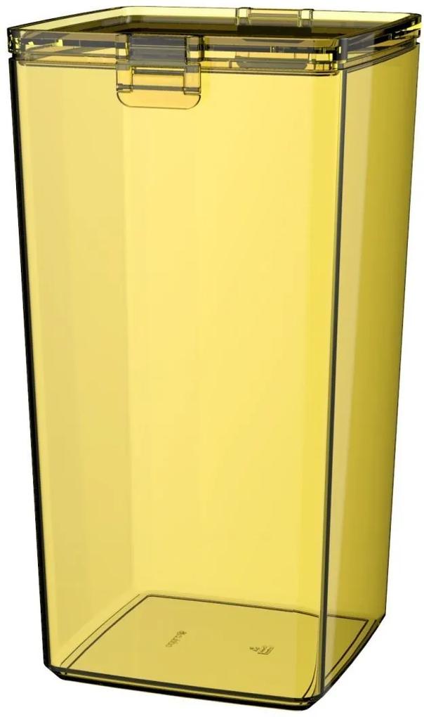 Pote Hermético 2,3L Amarelo Transparente