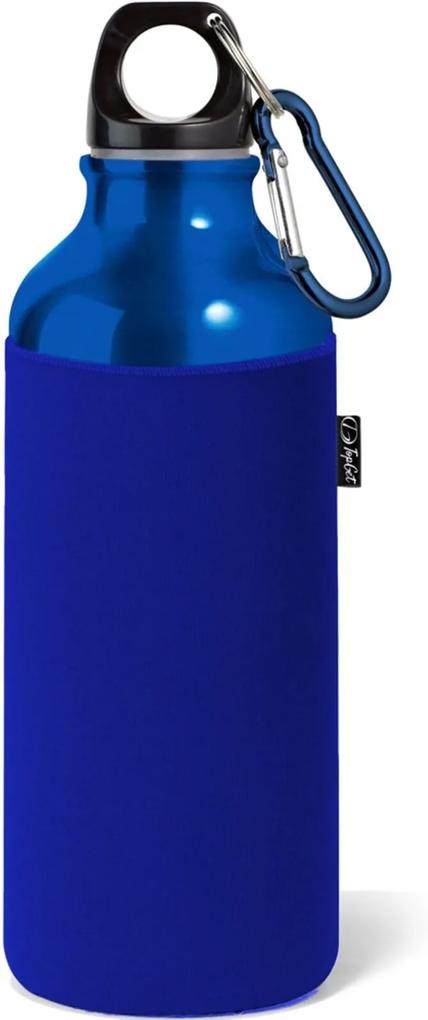 Garrafa Squeeze Sport 500 ml com Luva Térmica TopGet   Azul